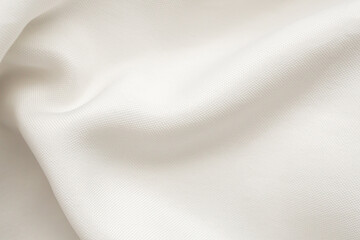 abstract white fabric texture with soft wave background