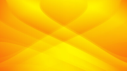 Wall Mural - Yellow abstract background, wave graphic, Geometric vector, Minimal Texture, web background, yellow cover design, flyer template, banner, wall decoration, wallpaper, yellow gradient background