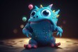 A whimsical illustration of a creature or character from a popular culture franchise, Generative AI