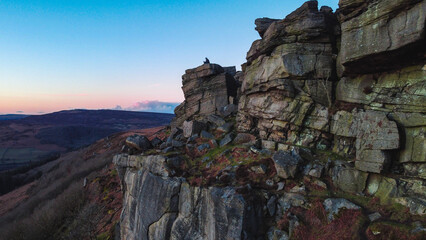 Canvas Print - Bamford Edge National Park Peak District UK