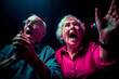 © Mihai Zaharia - Old couple of husband and wife, enjoying retirement - they are attending a concert. Generative AI
