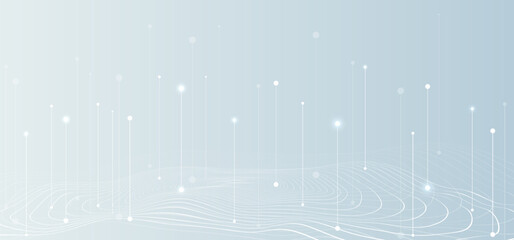 Wall Mural - big data visual information background. social network concept. connection vector background.