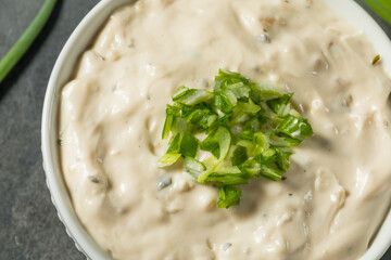 Wall Mural - Homemade Sour Cream and Onion Dip