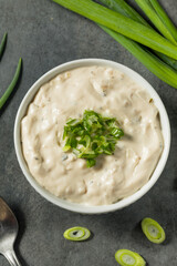 Wall Mural - Homemade Sour Cream and Onion Dip