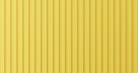 Wall Mural - Yellow Corrugated metal luxury background and texture.