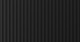 Black Corrugated metal luxury background and texture.
