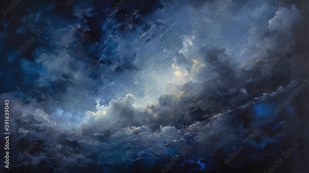 stars in the sky and a blue and black background with stars in the ...