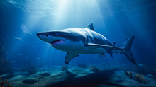 Capturing The Megalodon Shark. Generative AI