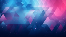 Blue And Pink Abstract Background With Subtle Geometric Shapes