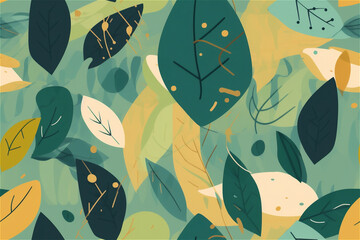 Abstract Patterns Illustrating a Futuristic Eco-Friendly World