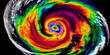 © Ai Inspire - Radar Satellite View of Hurricane - Generative Ai
