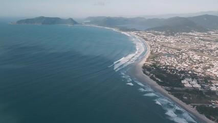 Wall Mural - Aerial view of the Santa Catarina island, Florianopolis, Brazil