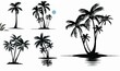 © Tri Endah Wanito - Coconut Palm Tree Set Vector