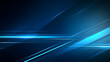 © Riz - Abstract futuristic background with glowing blue light effect. High speed. Hi-tech. Abstract technology background concept