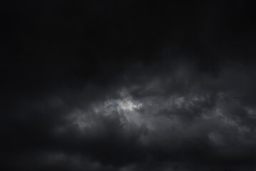 dramatic dark storm rain clouds black sky background. dark thunderstorm clouds rainny atmosphere. me