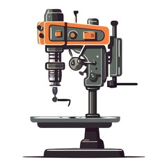 Poster - Robotic arm in modern factory controls machinery