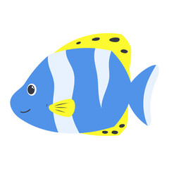 tropical fish vector illustration 