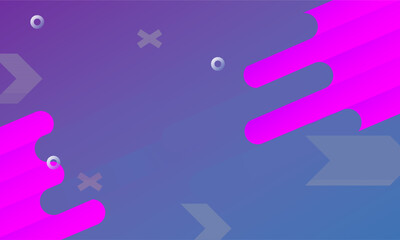 Wall Mural - dynamic flat purple gradient and geometric background use for background, website, wallpaper