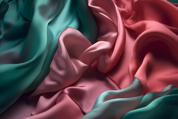 Colored silk background silk, satin, texture, fabric