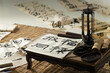 © View Stock - Classical four treasures of the study on the table
