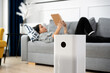 Fresh air at home with air purifier