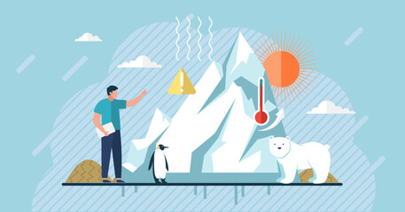 Wall Mural - planet earth with thermometer, global warming concept. increase temperature earth. ozone layers and 