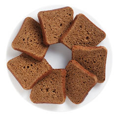 Wall Mural - Slices of small rye bread