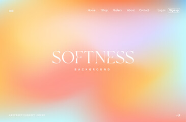 Wall Mural - pastel rainbow tone background design. trendy soft holographic gradient abstract vector illustration