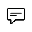 © Yusif - Comment icon vector. Message sign