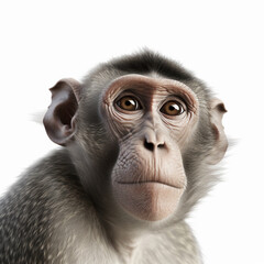 Canvas Print - close up of a macaque