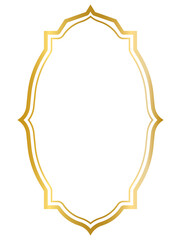 Wall Mural - decorative frames banner label collection png transparent background transform Your designs with gold frame