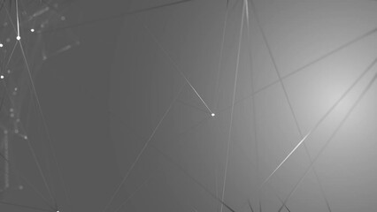 Movements of data, numbers, lines. Machine learning. Big data. Structural motion animation technique. Blockchain technology. Network structure background. Artificial intelligence. Data background.