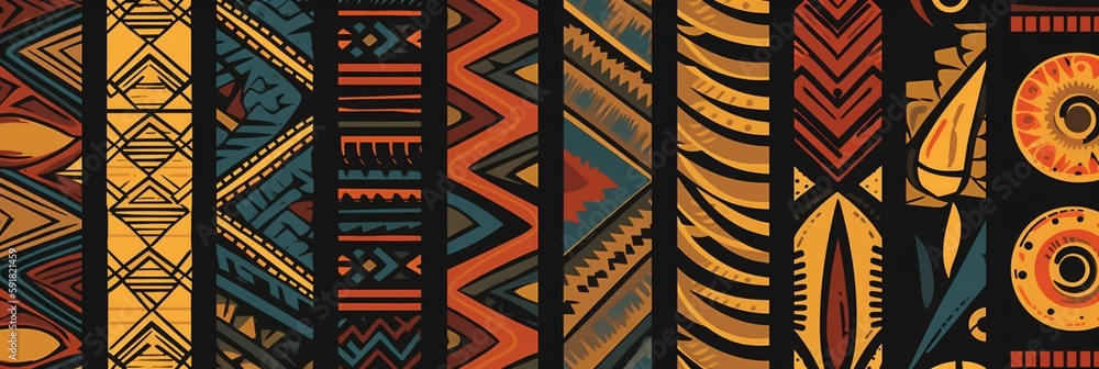 African tribal patterns, background texture design, print, web ...