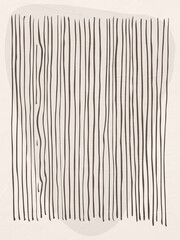 Wall Mural - vertical minimalistic abstract geometric art illustration for wall decoration, postcard or brochure