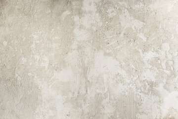 Poster - Old white limewashed wall texture