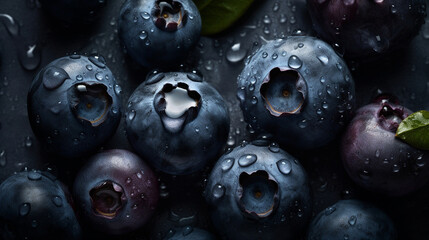 Wall Mural - Blueberries