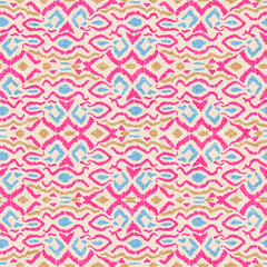 Seamless bohemian pattern. Grunge texture. Vector illustration.