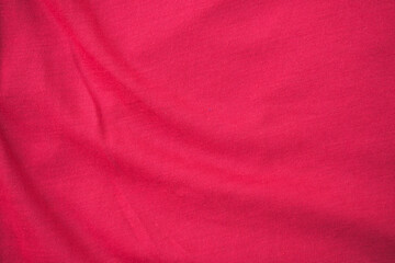 red silk fabric cloth background, pink cotton texture