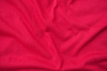 red silk fabric cloth background, pink cotton texture