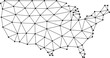 © tanarch - polygonal usa map.