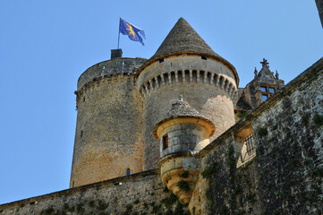 Wall Mural - France, picturesque castle of Fenelon in Dordogne