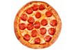 © PixlMakr - Pepperoni pizza on white. Generative AI