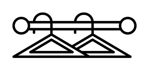 Poster - hanger icon illustration on transparent background