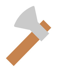 Sticker - Ax, tool icon illustration on transparent background