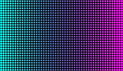 Wall Mural - green to pink gradient television videowall. lcd monitor. digital tv display. led screen texture. el