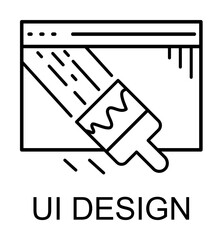 Sticker - ui design icon illustration on transparent background