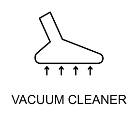 Poster - vacuum cleaner icon illustration on transparent background