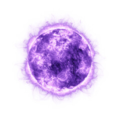 Wall Mural - magnetar - neutron star with an extremely powerful magnetic field