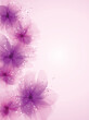 background with delicate pink flowers