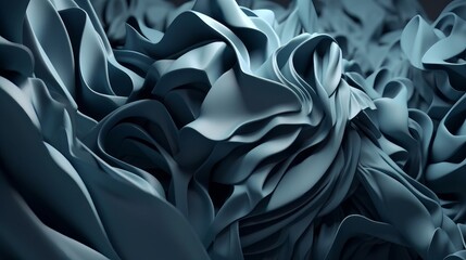 Poster - Aqua silky material texture. Generative ai